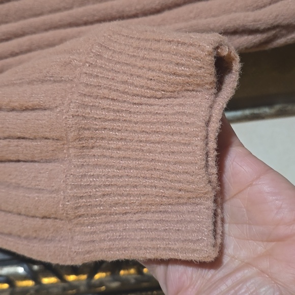 Free People Sloane Cardigan - Pink Ribbed Knit Design - Picture 11 of 12